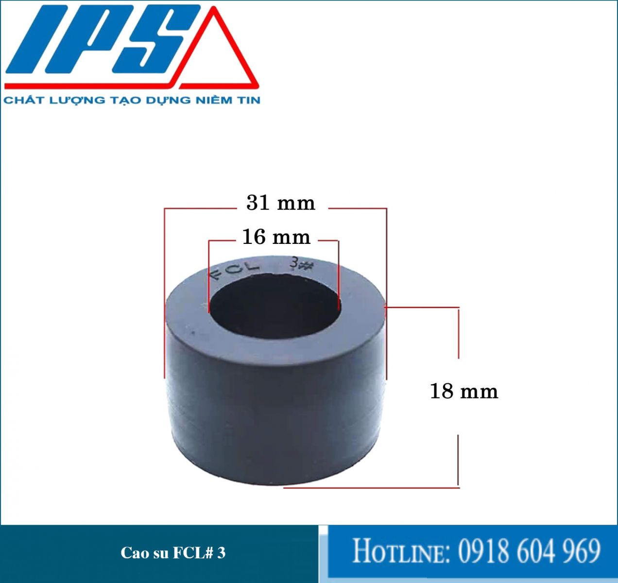 Cao su khớp nối bu lông FCL - coupling blolt