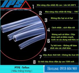  Ống PTFE (Teflon ) giá rẻ , chất lượng cao tại Hà Nội