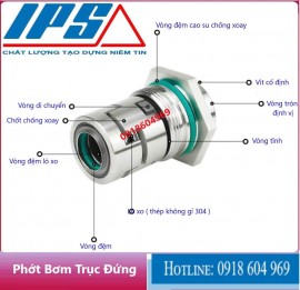 Phớt làm kín máy bơm trục đứng ( đường kính trục bơm 12mm , 14 mm , 16 mm )