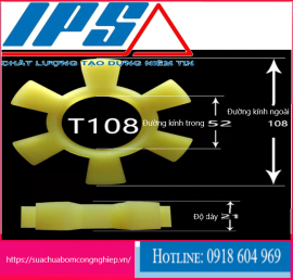 Vòng đệm khớp nối máy bơm T108