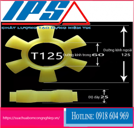 Vòng đệm khớp nối máy bơm T125